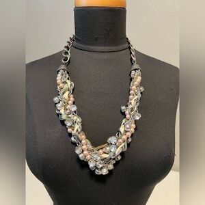 LOFT Rhinestone Statement Necklace